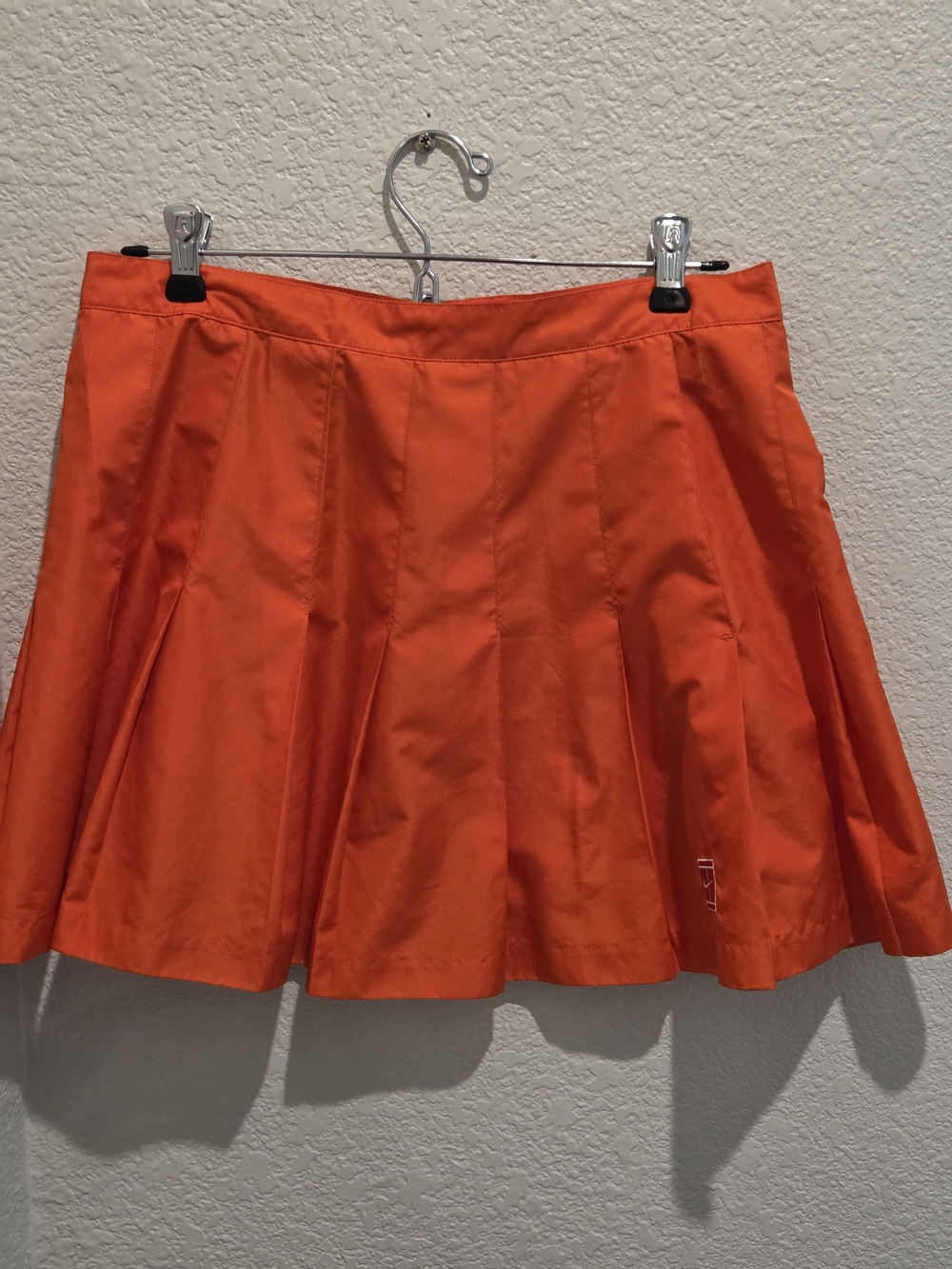 Nike Orange Pleated Tennis Skirt Size L
